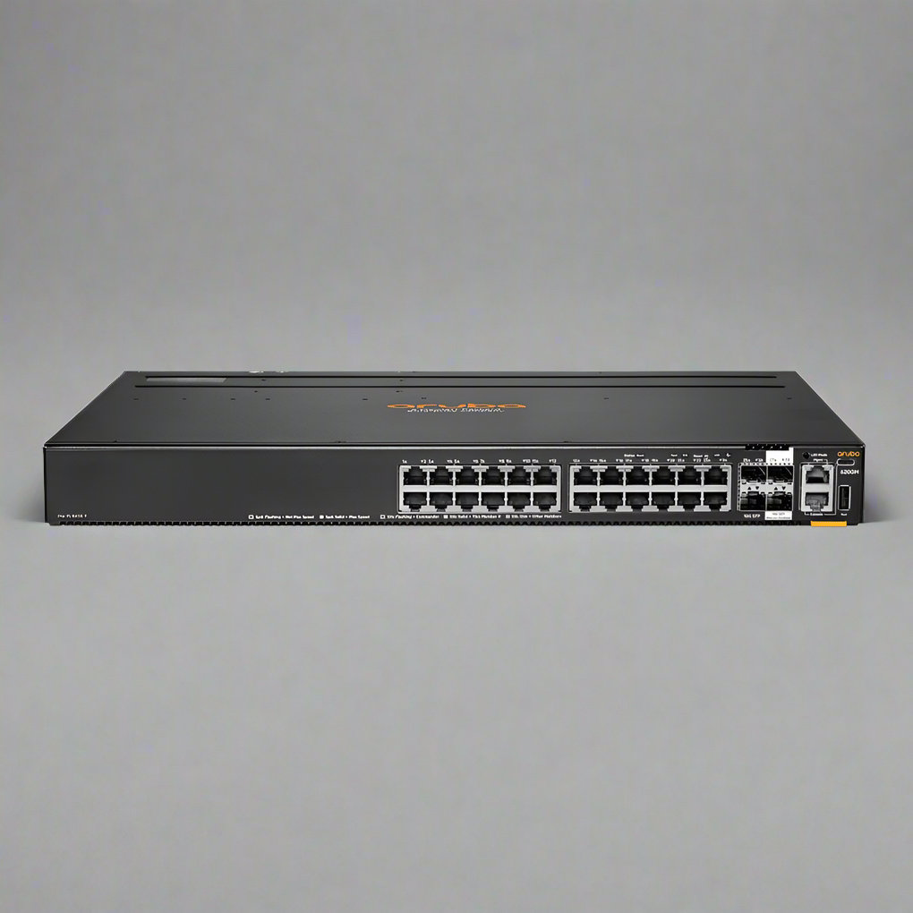 HP Aruba Switch 6200f 24g Class 4 POE 4sfp+370w 24 ports JL725-61002