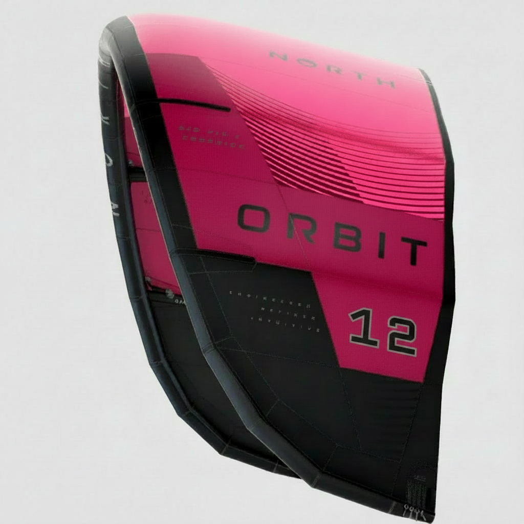 NORTH Orbit Freeride / Big Air Water Surfing Kite 2024 12 Meter Rubine Red 85000.240000