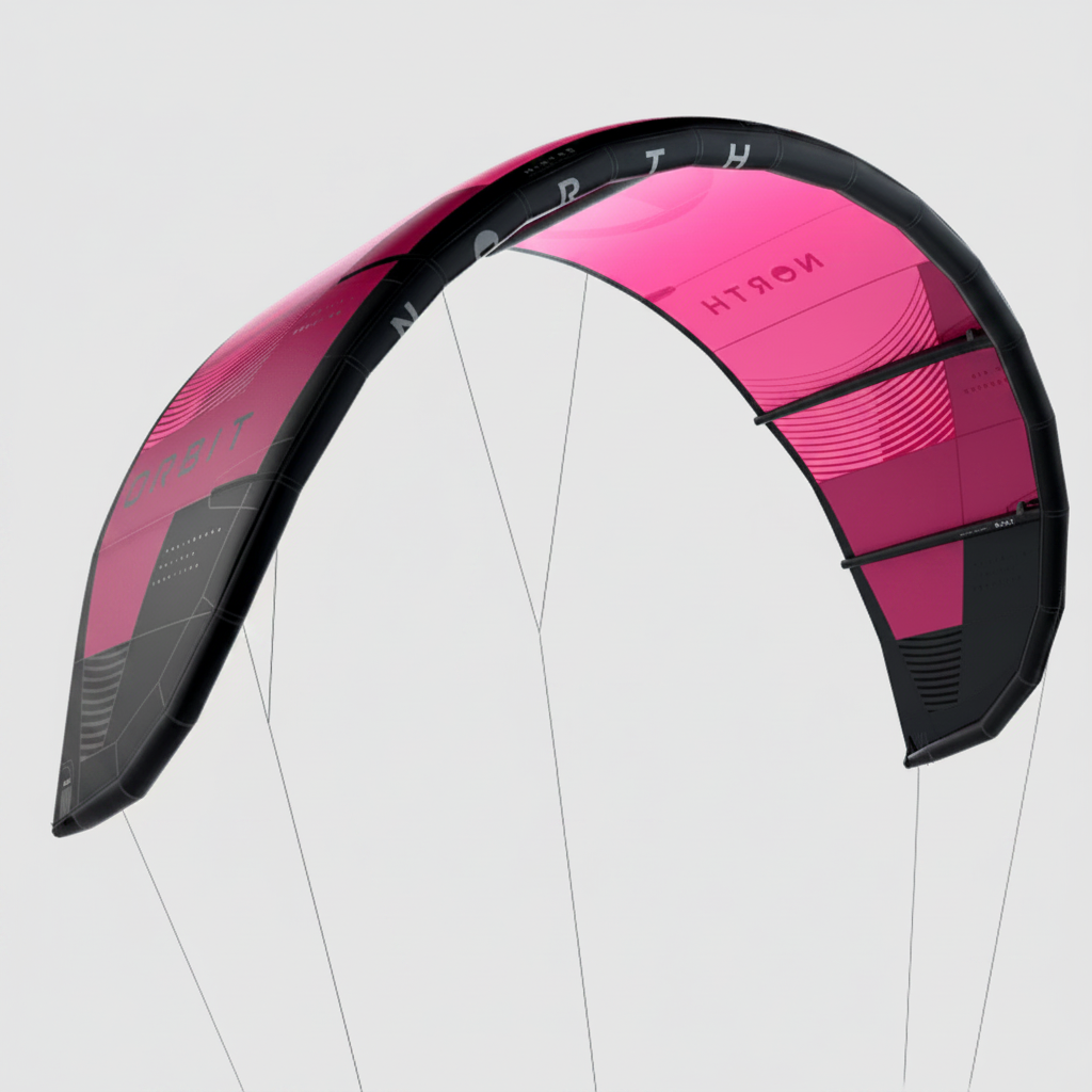 NORTH Orbit Freeride / Big Air Water Surfing Kite 2024 10 Meter Rubine Red 85000.240000