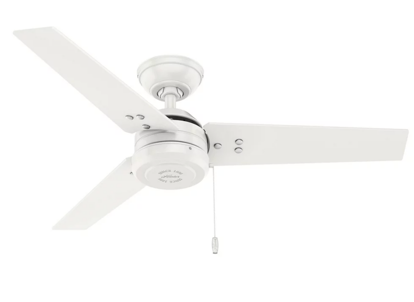 HUNTER Cassius Indoor & Outdoor Ceiling Fan 44" 3 Blade Fresh White 50262