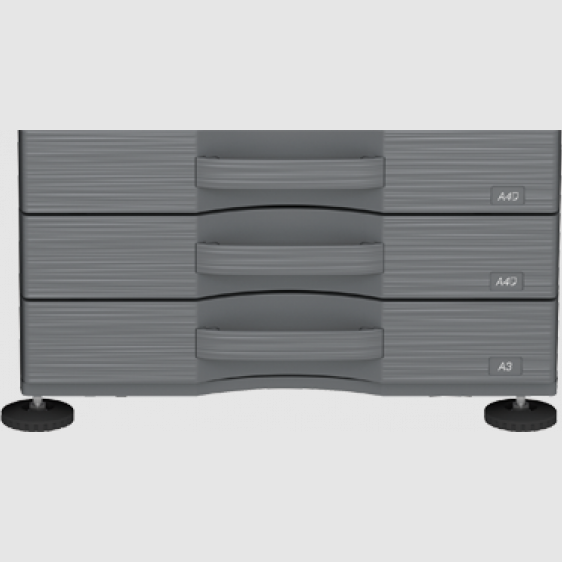 ZA@ SHARP 3 Tray Paper Sheet Drawers Printer Add on Base BP-DE14 (New Other)
