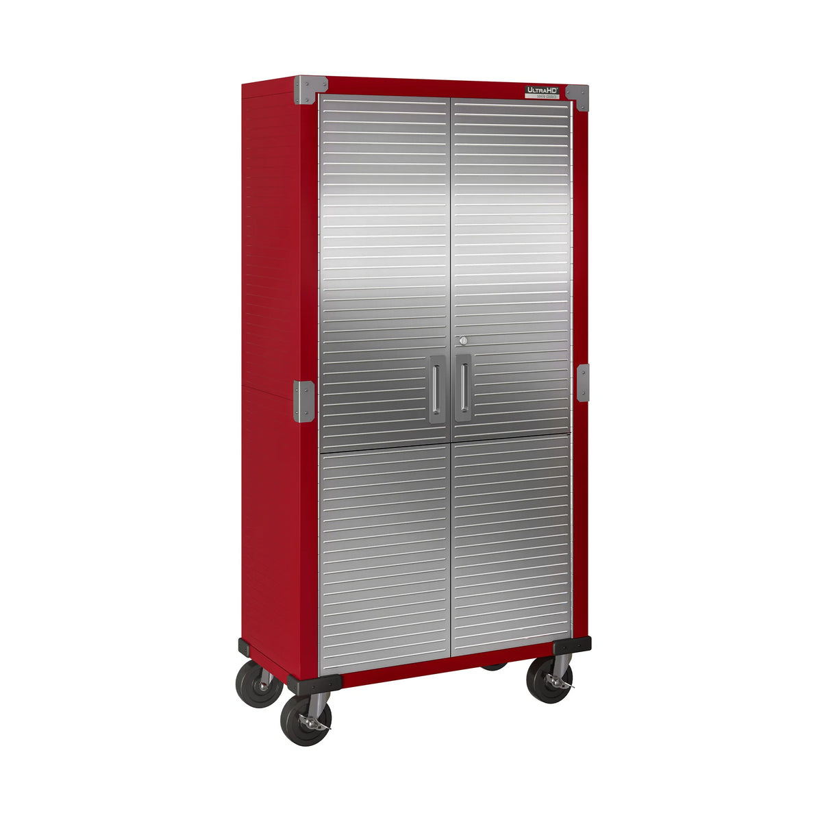SEVILLE CLASSICS UltraHD Storage Cabinet Sz 36" x 18" x 72"H - Red UHD20153B