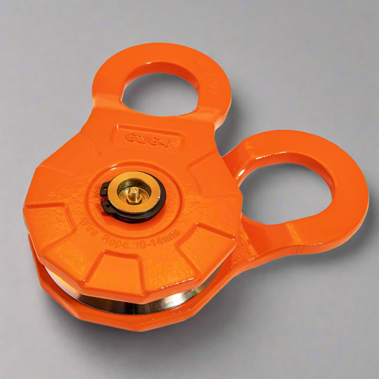 G2G4 12 Ton Snatch Block Pulley For Synthetic up to 5/8" Rope, Steel Cable, Winch