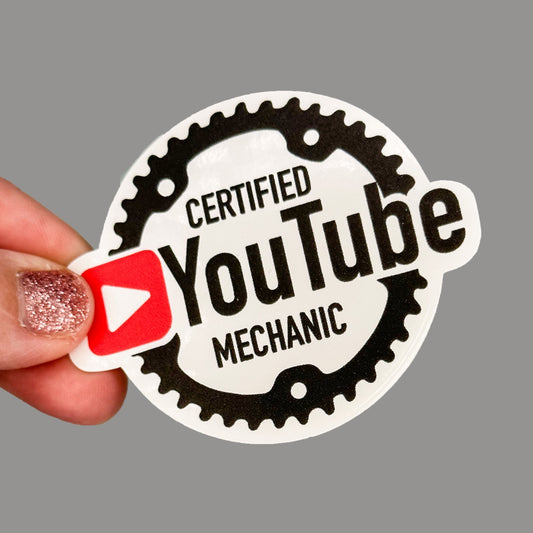 Hales Yeah Design Youtube Mechanic Sticker ~3" at Longest Edge