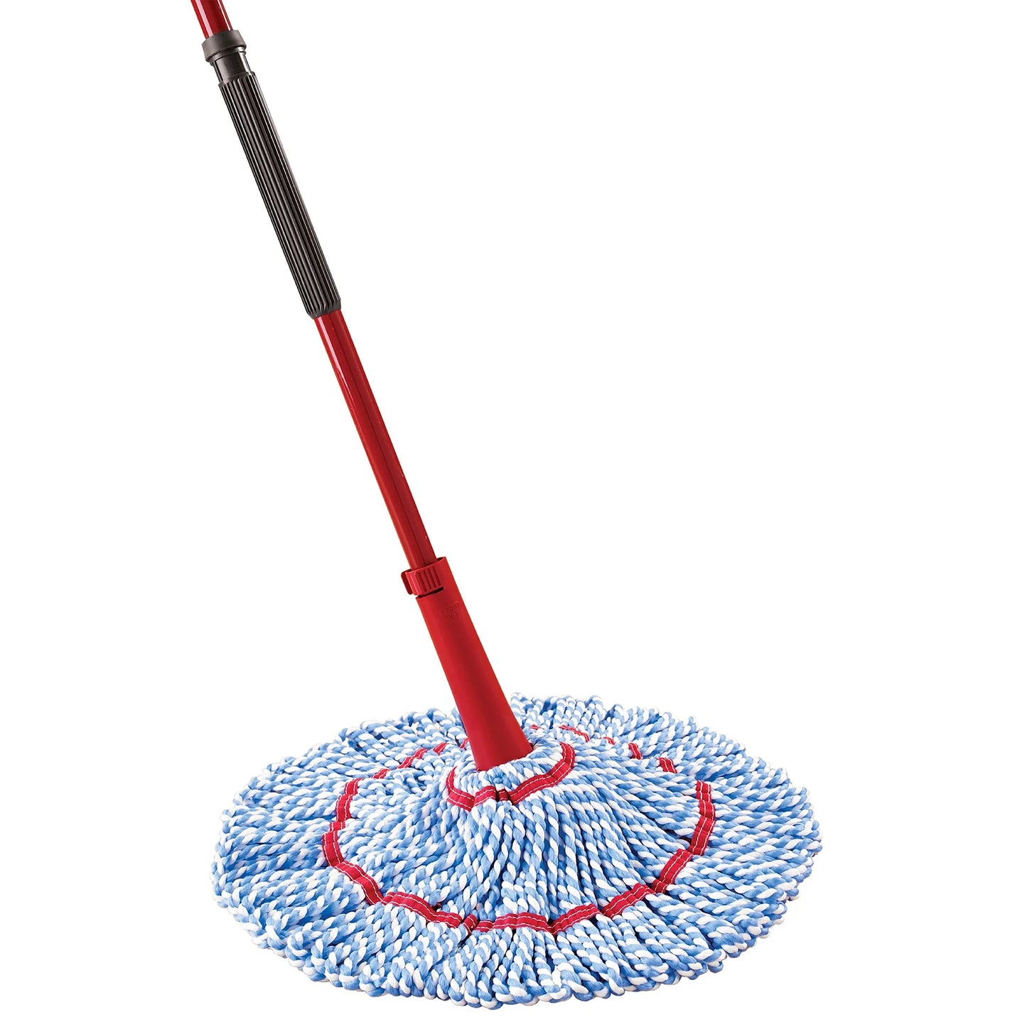 O-CEDAR MICROTWIST MAX Microfiber Twist Mop With Extra Refill, Blue & Red TSU172829