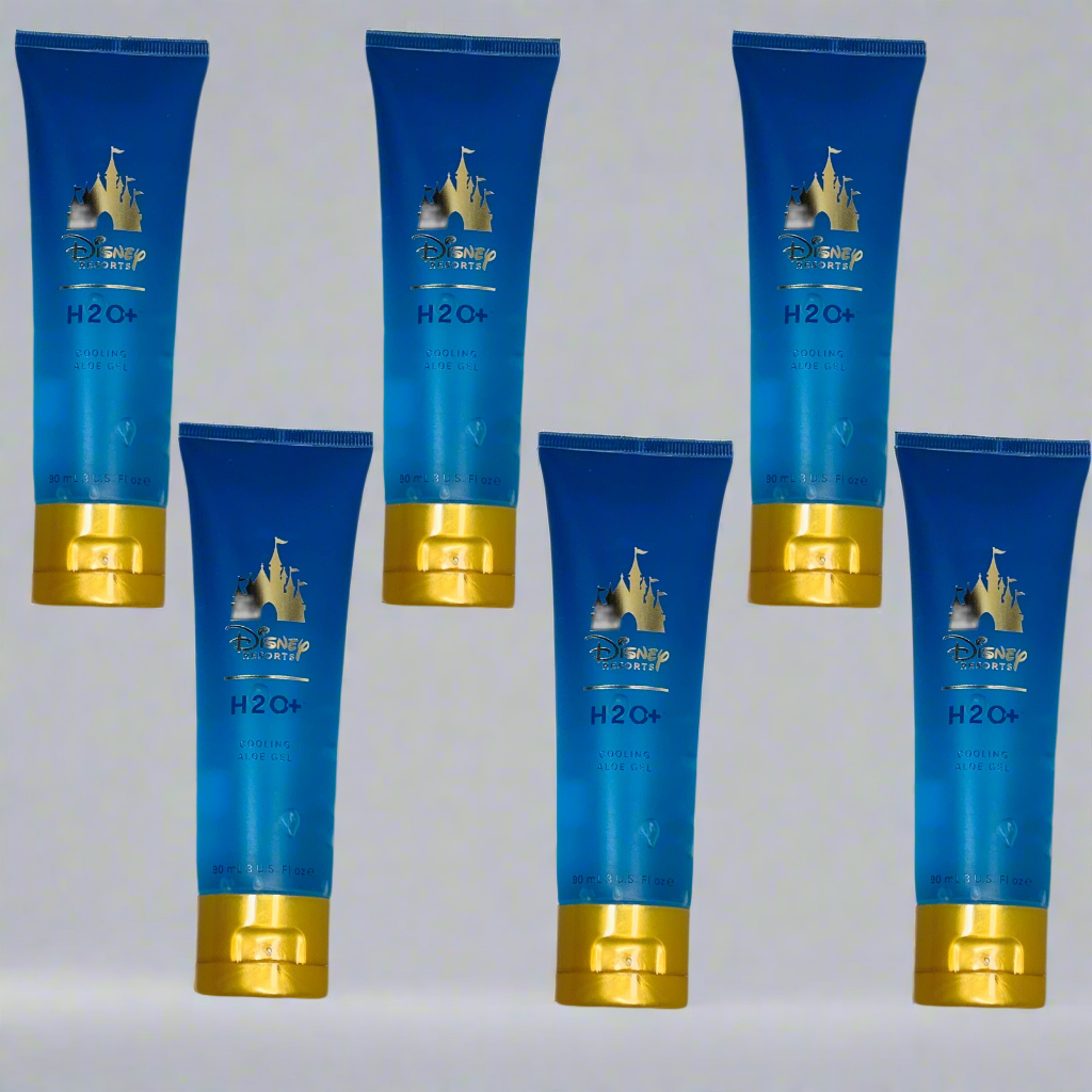 ZA@ DISNEY Resorts (6 PACK) H2O+ Cooling Aloe Gel 3 oz Tube DISCONTINUED 19048 (New) A