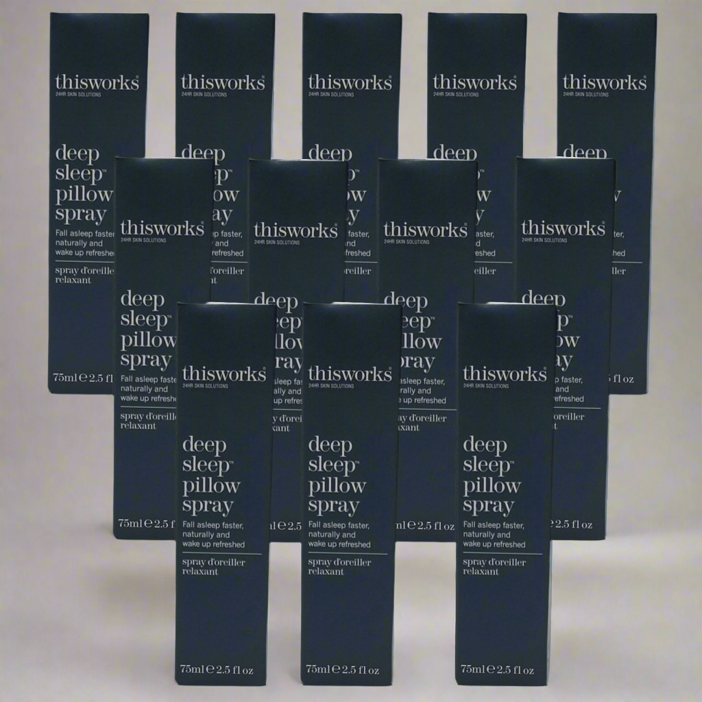 ZA@ THIS WORKS (12 PACK) Deep Sleep Pillow Spray (2.5 Fl Oz) (New) C