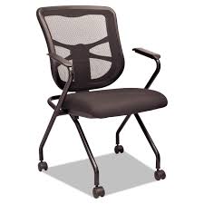 ZA@ ALERA Elusion Mesh Nesting Chairs with Padded Arms ALE-EL4914 A