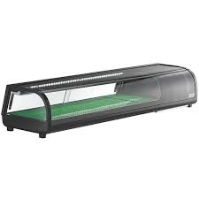 EMPEROR'S SELECT CSD-60 Countertop Refrigerated Sushi Display Case 115V 1/6HP Sz 60"W x 2 3/4 cu. ft. 478CSD60HC