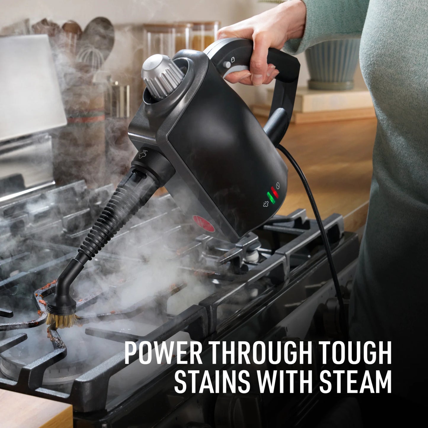 HOOVER Handheld Steamer, Power Trough Tough Stains With Steam