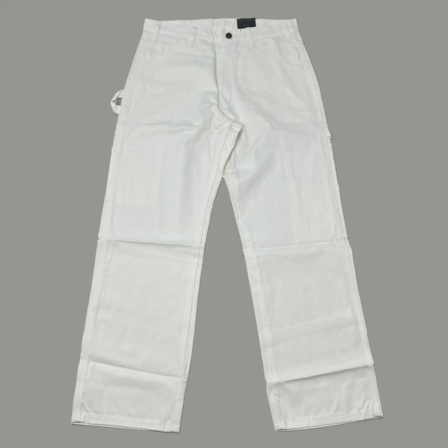 DICKIES Straight Leg 9 Pocket Painters Pant Relaxed Fit Men's 32X32 White 1953WH