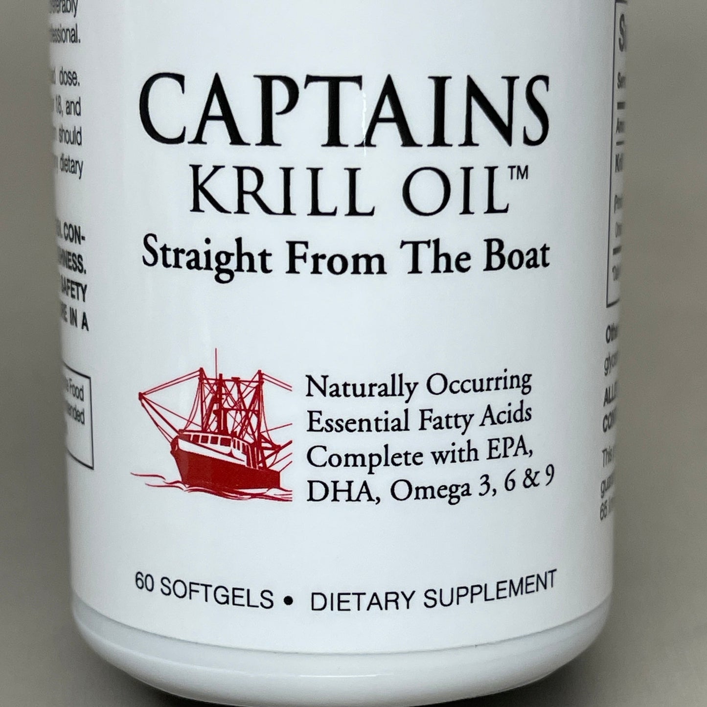ZA@ CAPTAIN KRILLS 12 Bottles Krill Oil Dietary Supplement Omega 3, 6, 9 - 720 Softgels BB 11/23 (New)