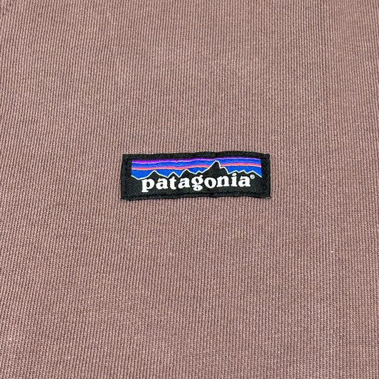 PATAGONIA Regenerative Organic Cotton Crewneck Sweatshirt Sz L Dusky Brown