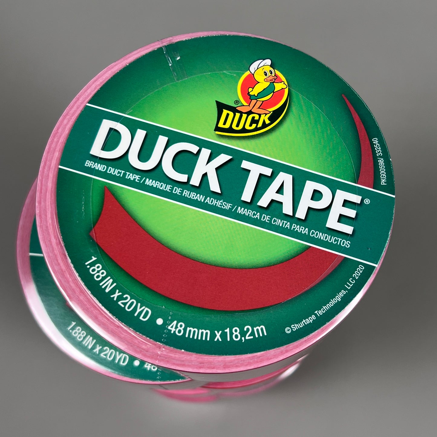 6-PK SHURTAPE DUCK TAPE Red 1.88 in x 20 yd 332540 (New)