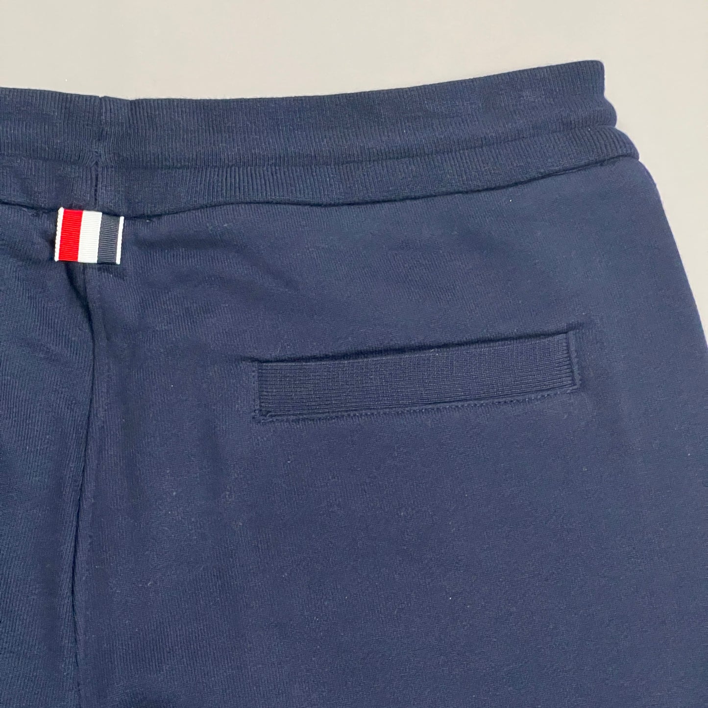 THOM BROWNE Classic Sweat Shorts w/4 Bar Loop Back Navy Size 4 (New)