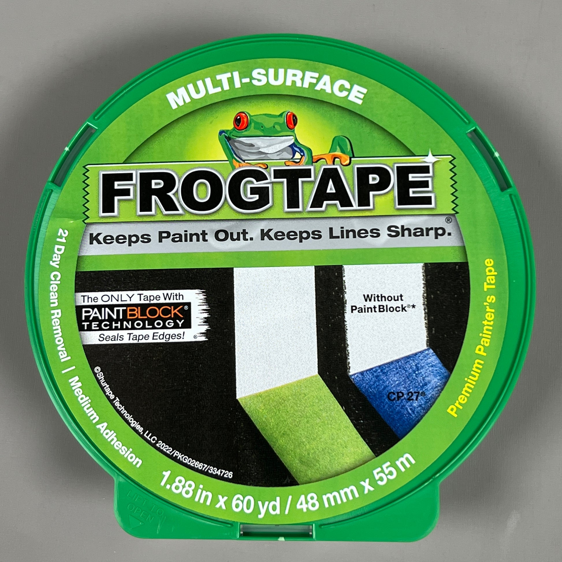 Multi-Surface 1.41 in. x 60 yds. Painter's Tape with PaintBlock
