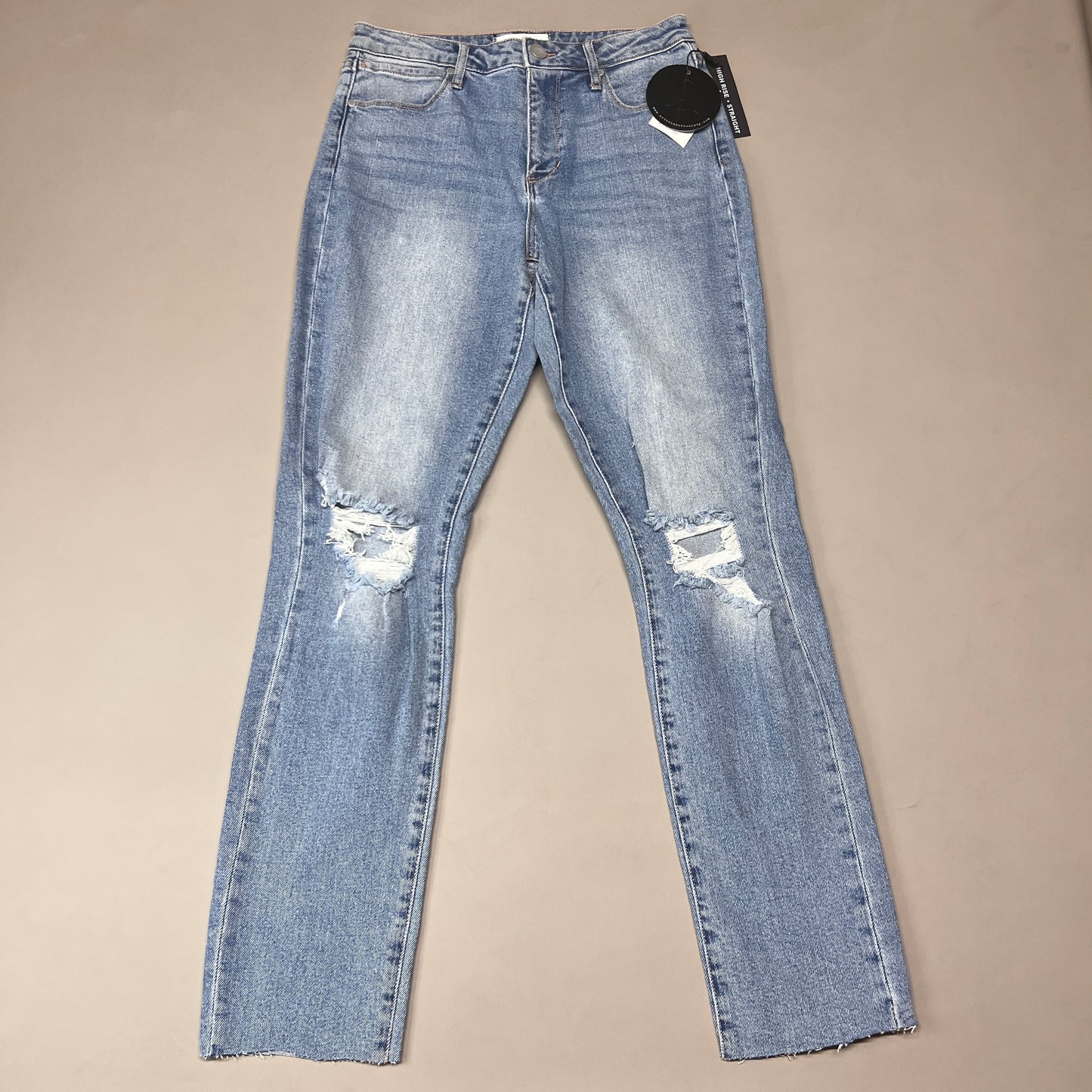 ARTICLES OF SOCIETY Orchidland Ripped Denim Jeans Women's Sz 25 Blue 4009TQ3-717 (New)