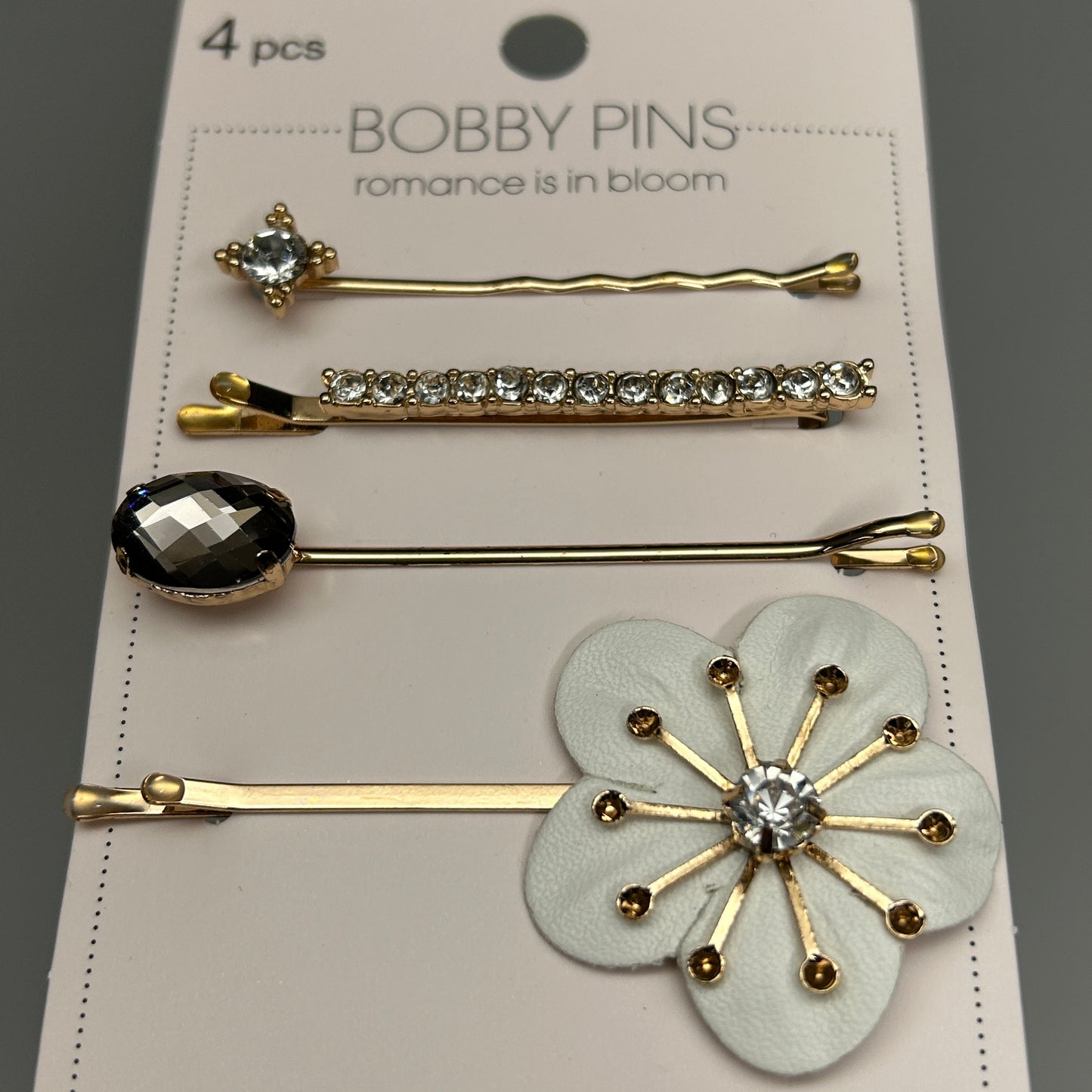 SCUNCI 6-PACK! Motif Bobby Pins Elite Collection 4-Pieces (New)