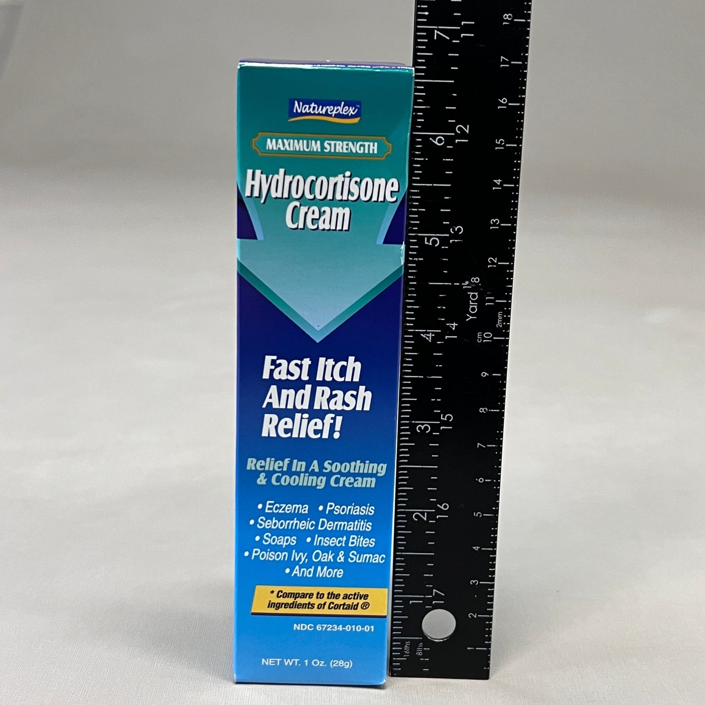 ZA@ NATUREPLEX Hydrocortisone 6-PACK! Max Strength Fast Itch/Rash Relief 1 oz 09/24 (New) F