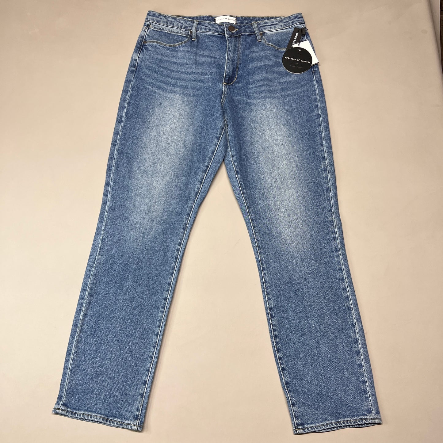 ARTICLES OF SOCIETY OMAO High Rise Denim Jeans Women's Sz 30 Blue 4009TQ3-716 (New)