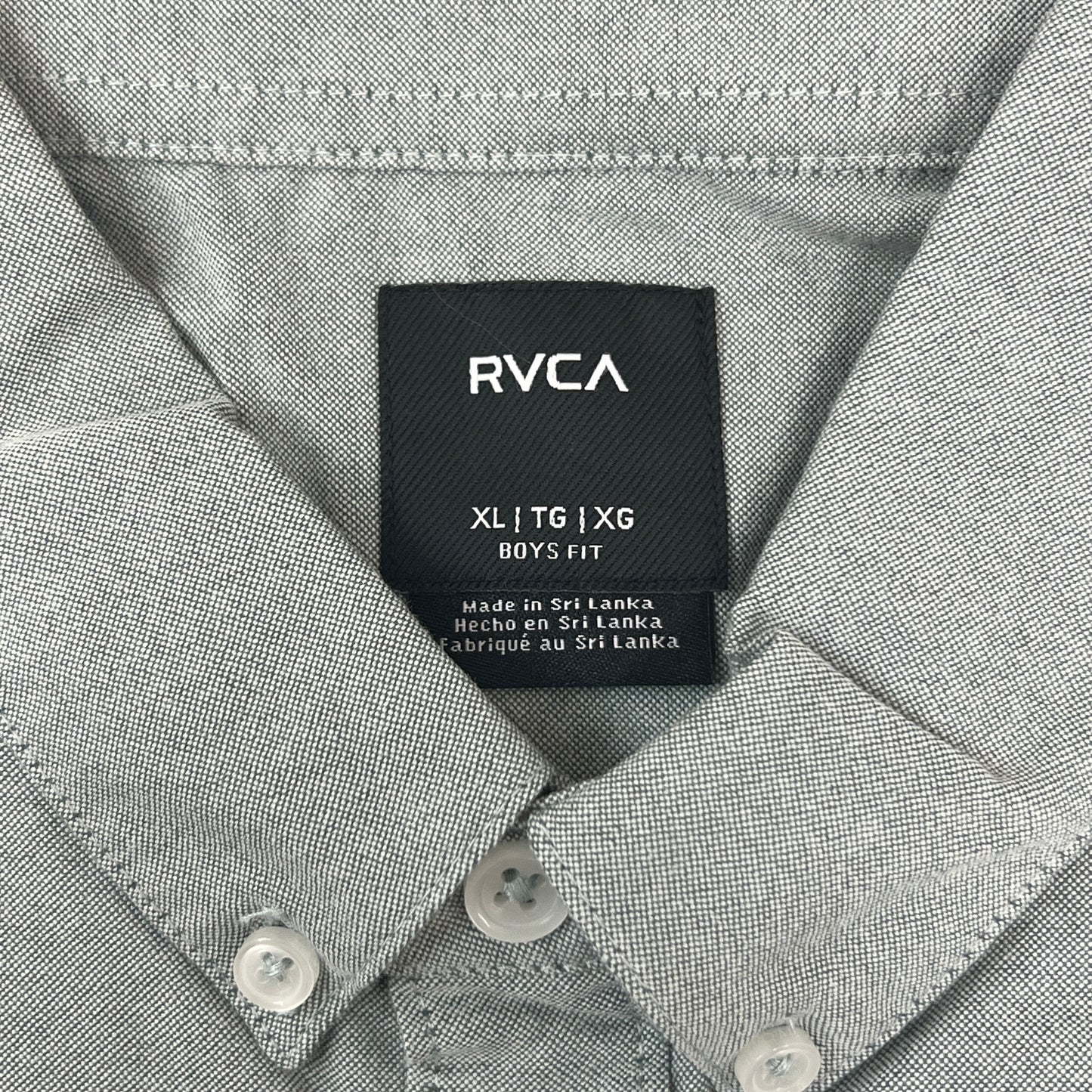 RVCA That'll Do Stretch Short Sleeve Shirt Youth Sz XL / 16 B525TRTS Balsam Green (New)