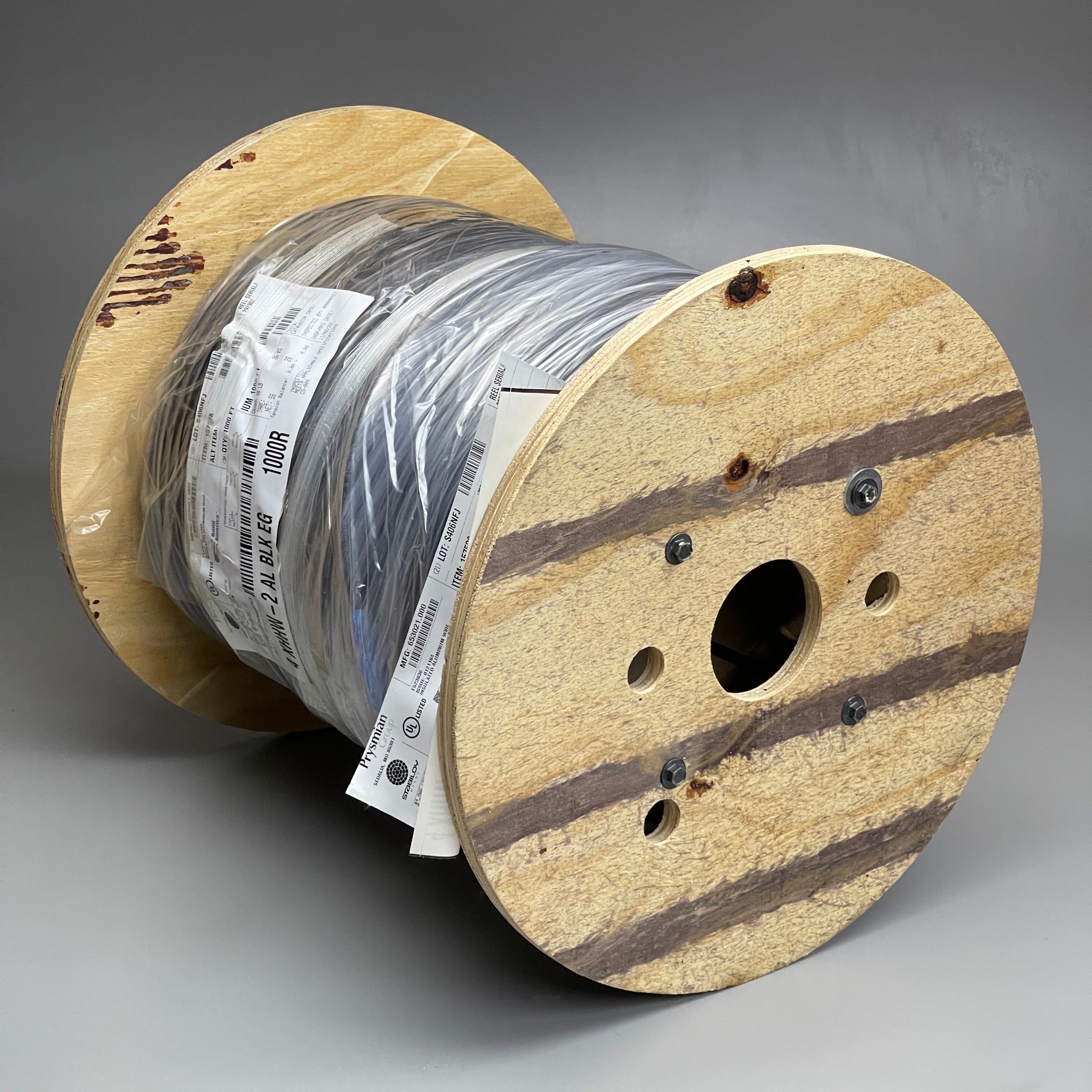 STABILOY BRAND Insulated Aluminum Building Wire, 1000ft Spool (New ...