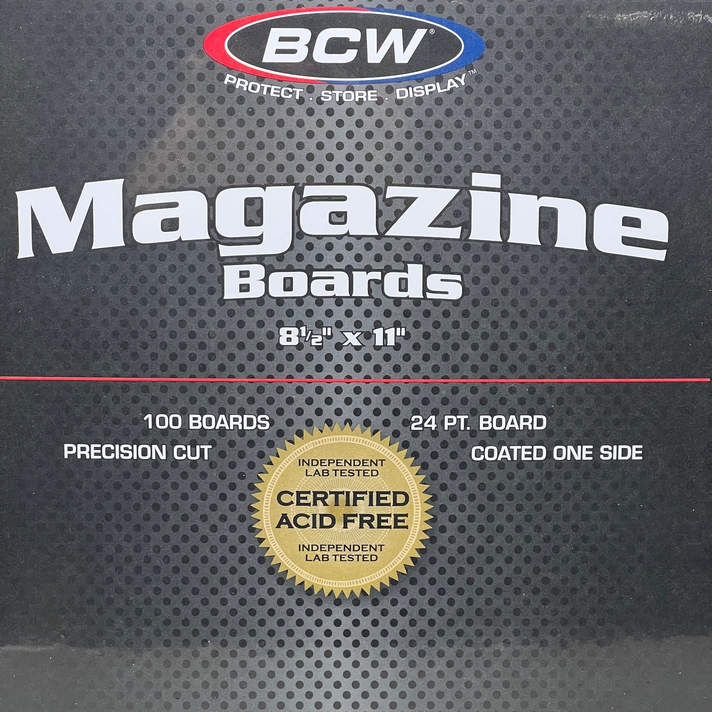 ZA@ BCW Magazine Boards 100-PACK 8 1/2 - 11 Precision Cut 1-BB-MAG (New) D