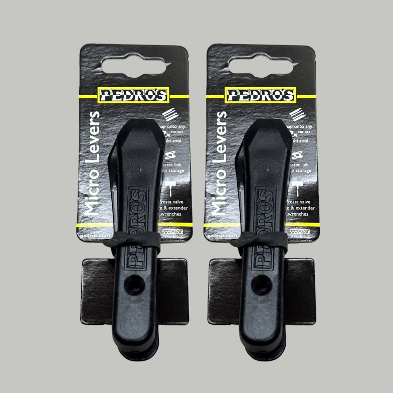 PEDRO'S 2-PACK! Micro Lever Pair Plastic With Integrated Link Storage (New)
