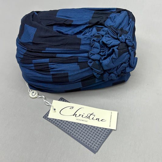 CHRISTINE HEADWEAR Lotus Turban Printed Tetris P101 1008-0440 (New)