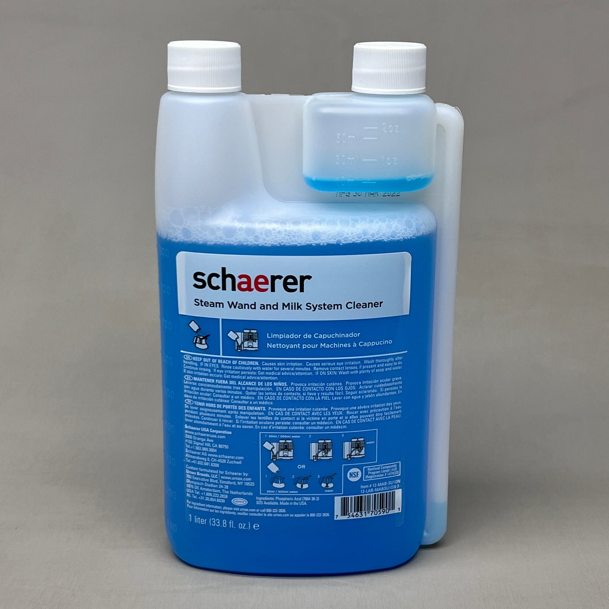 Milk System Cleaner, Sanitizer, Antibacterial, 1 Liter