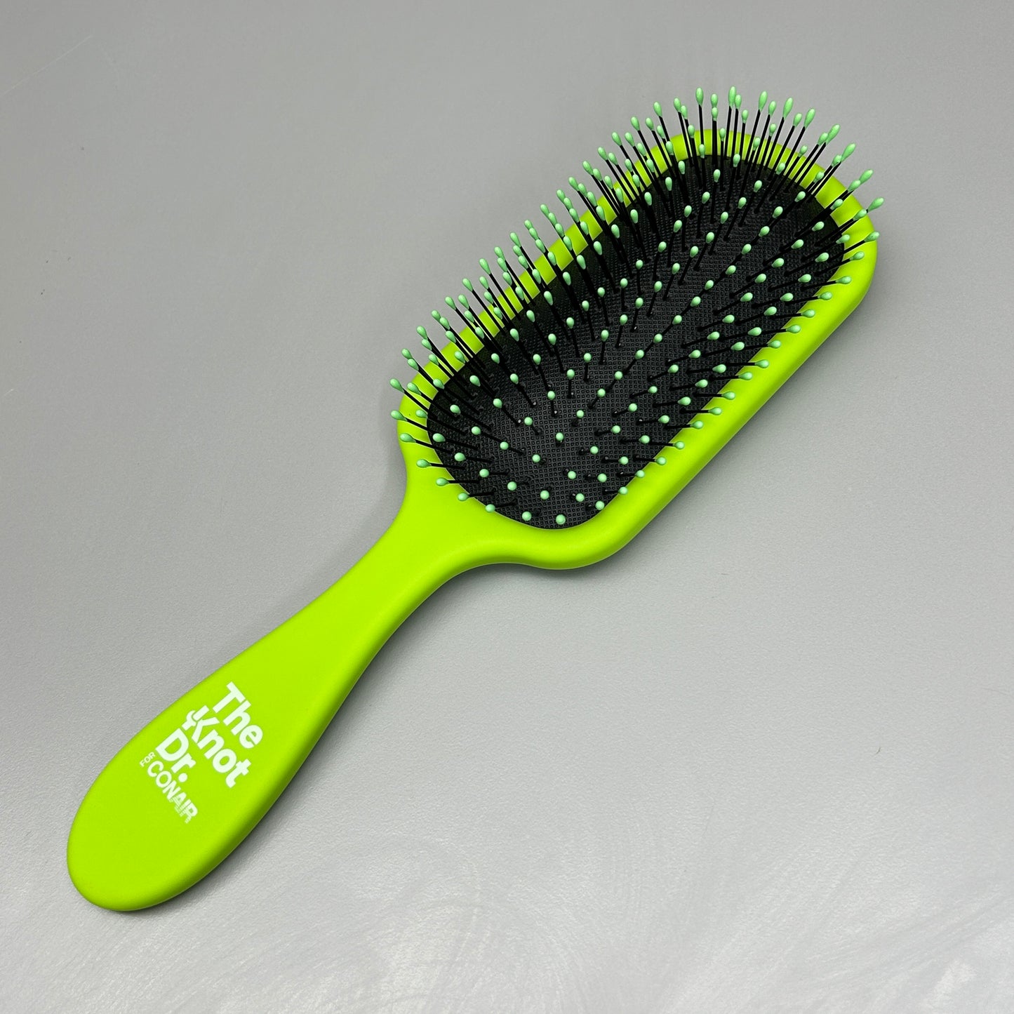 CONAIR 2-PACK! The Knot Dr. Wet and Dry Detangler Hair Brush Green (New)