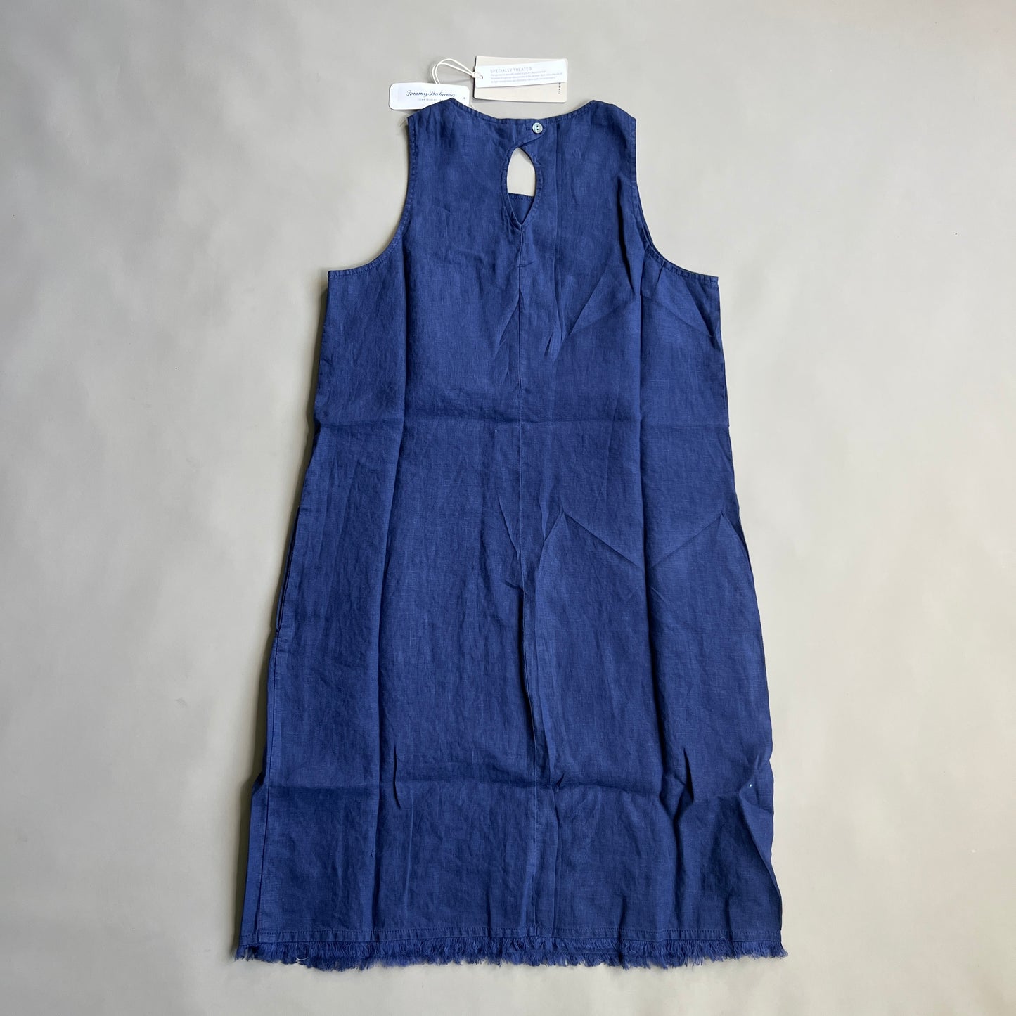 TOMMY BAHAMA Women's Two Palms Sleeveless Short Dress Island Navy Size S (New)