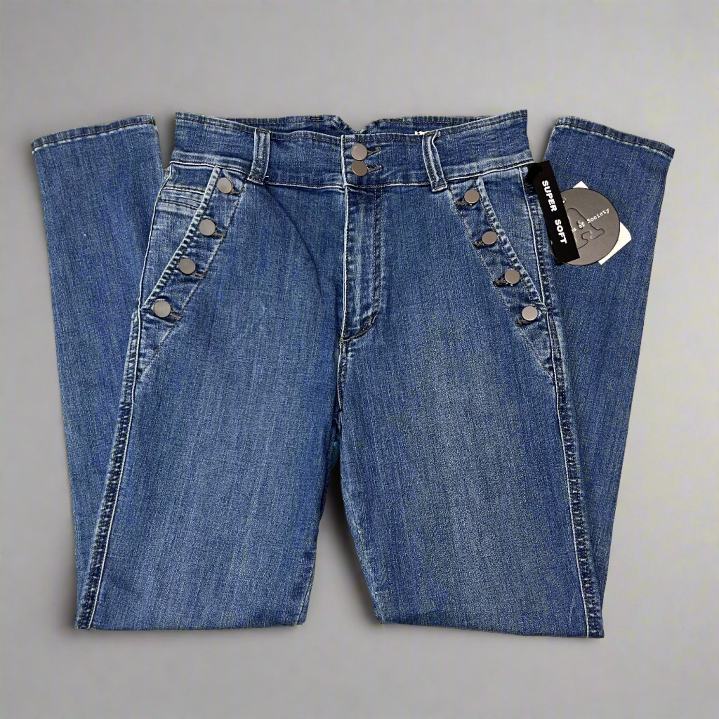 ARTICLES OF SOCIETY Village Park Denim Jeans Women's Sz 28 Blue 4488PLV-731