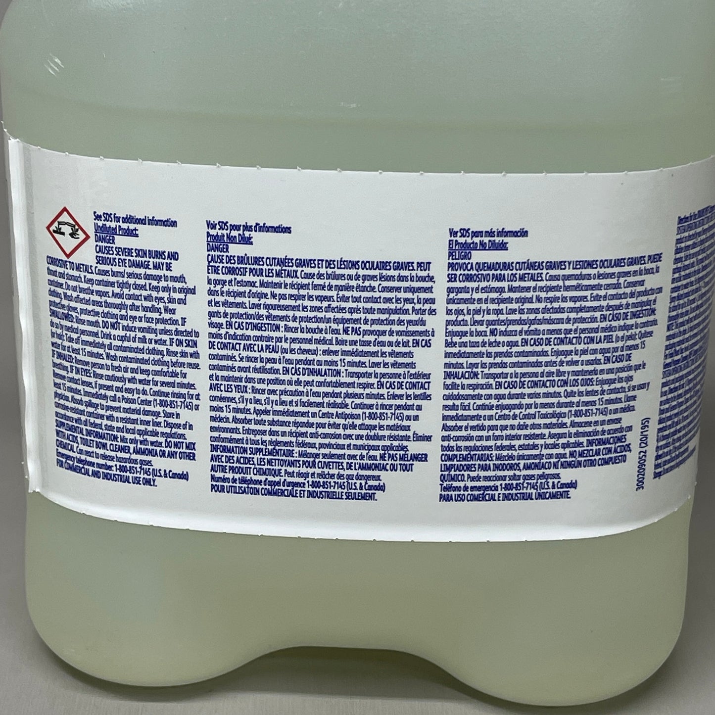 ZA@ DIVERSEY Suma Eliminex Foaming Drain & General Purpose Cleaner 10-PK x 1.5L 94266308 (New) C