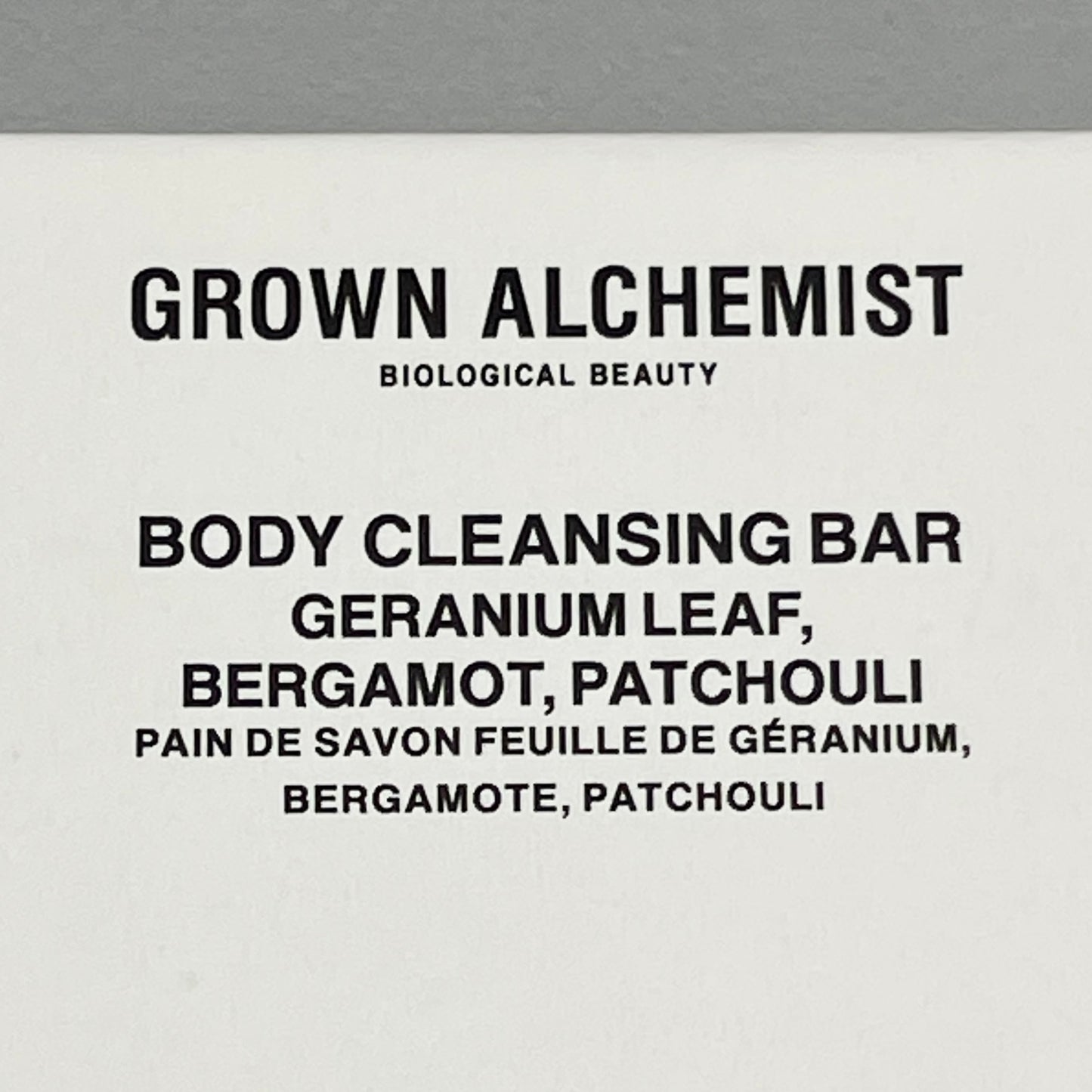 GROWN ALCHEMIST 20-PACK! Body Cleansing Bar Geranium Leaf, Bergamot, Patchouli 1.76 oz (New)