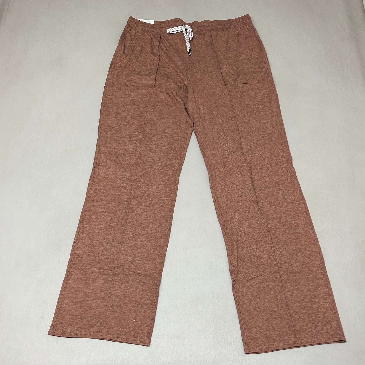 MEMBERS MARK Favorite Straight Leg Soft Pant Brown Size XX-Large (New)
