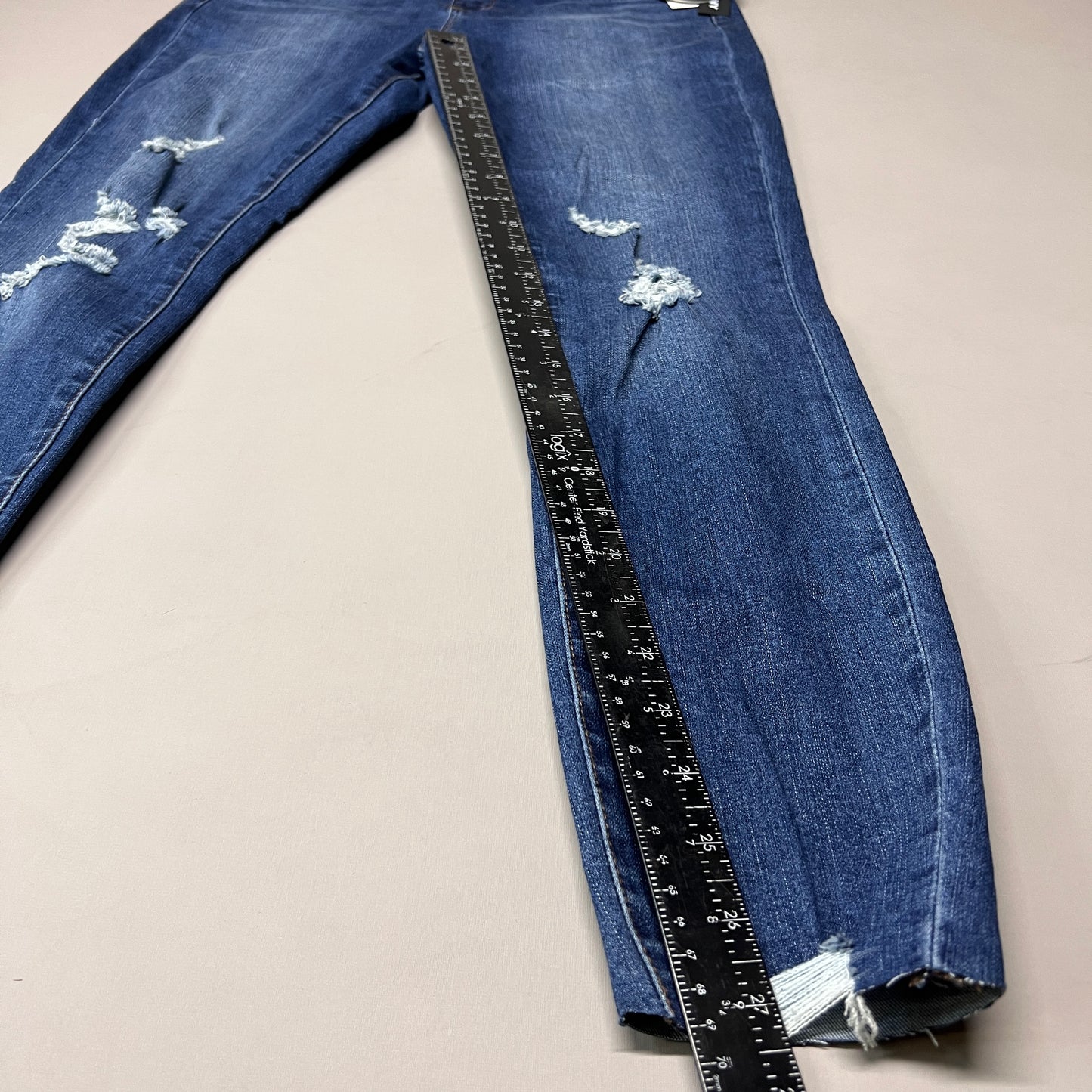 ARTICLES OF SOCIETY Hilo Ripped Denim Jeans Women's Sz 30 Blue 5350PLV-706 (New)