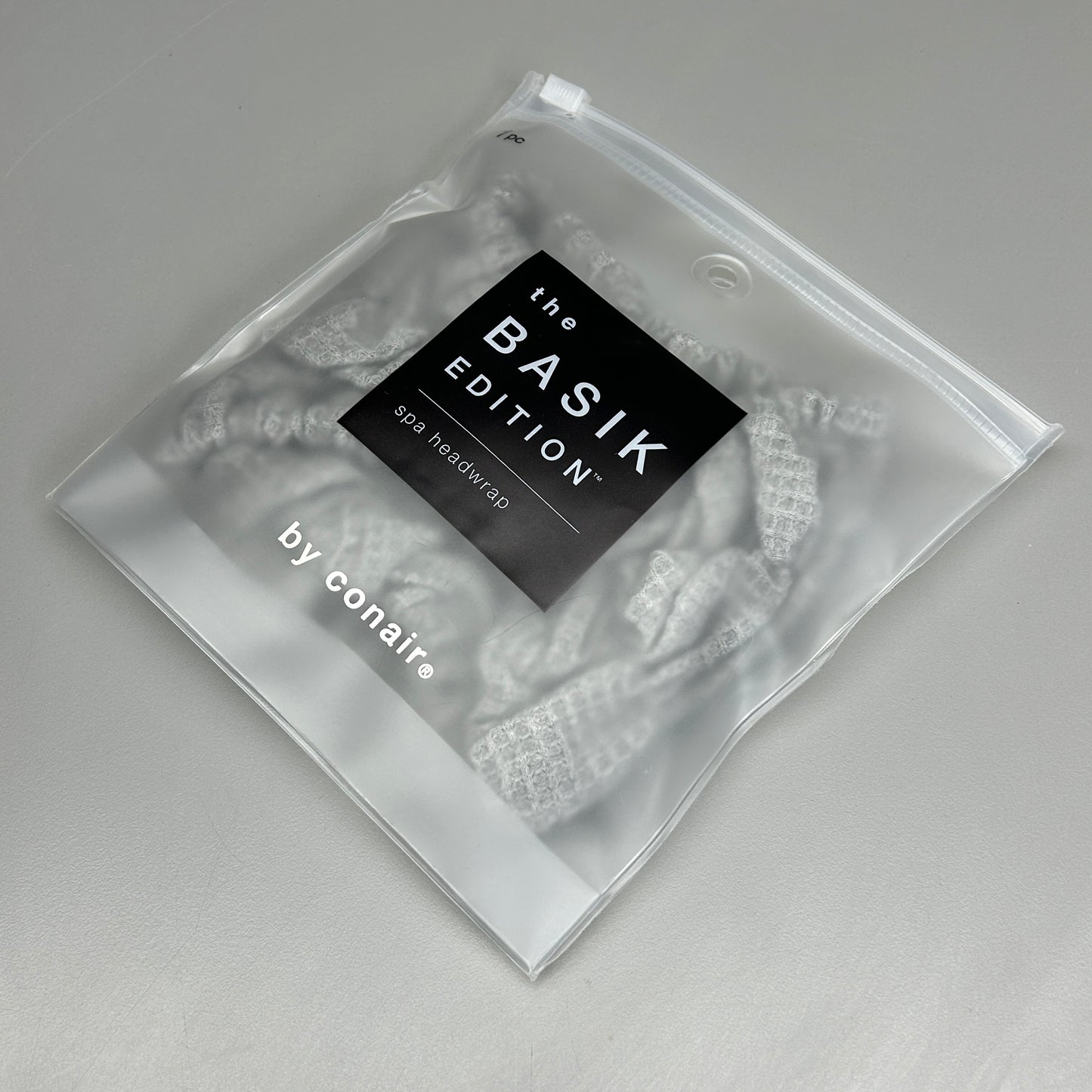 CONAIR 3-PACK! The Basik Edition Spa Headwrap Grey (New)