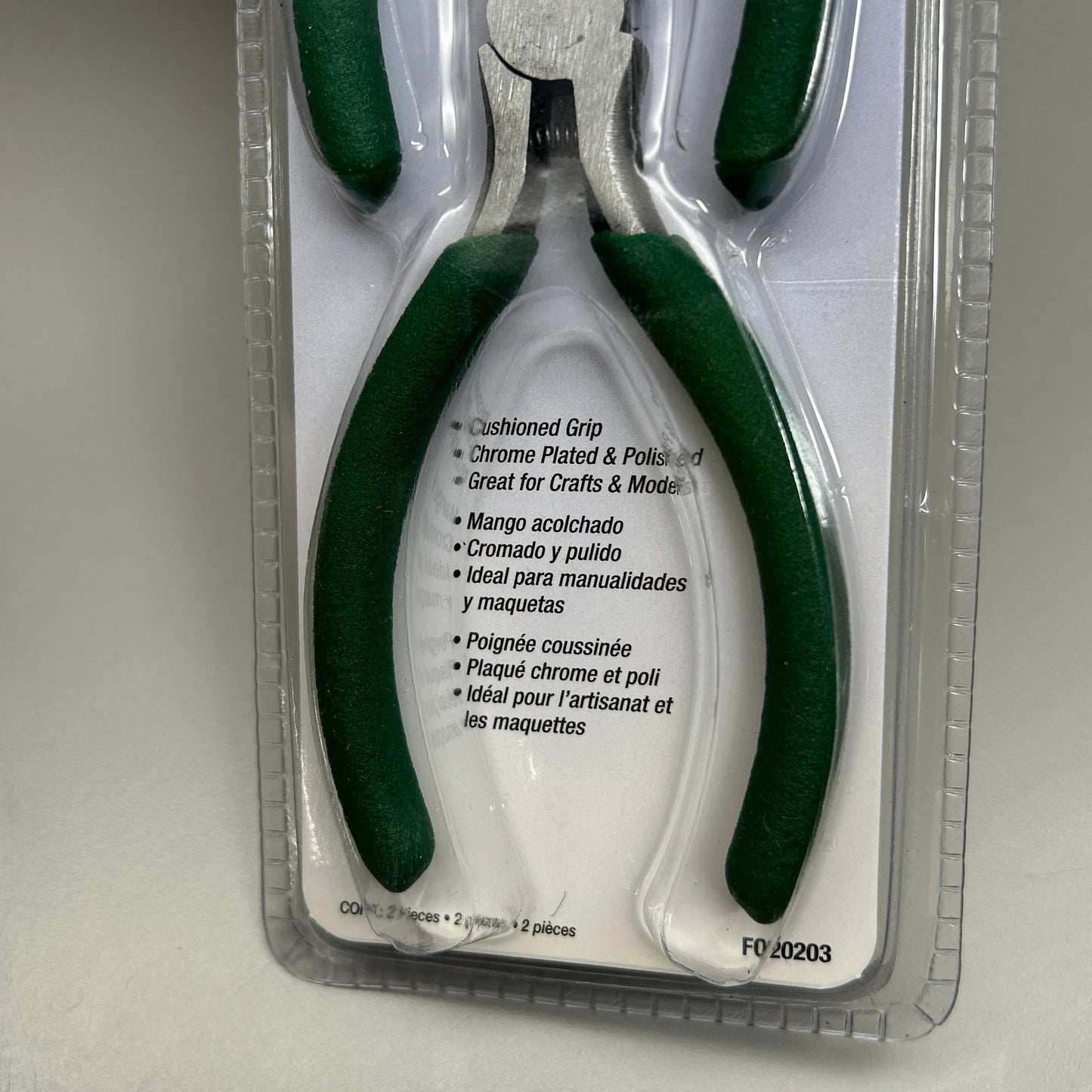 Z@ HELPING HAND 2 Mini Pliers Set Cushioned Grip (New)