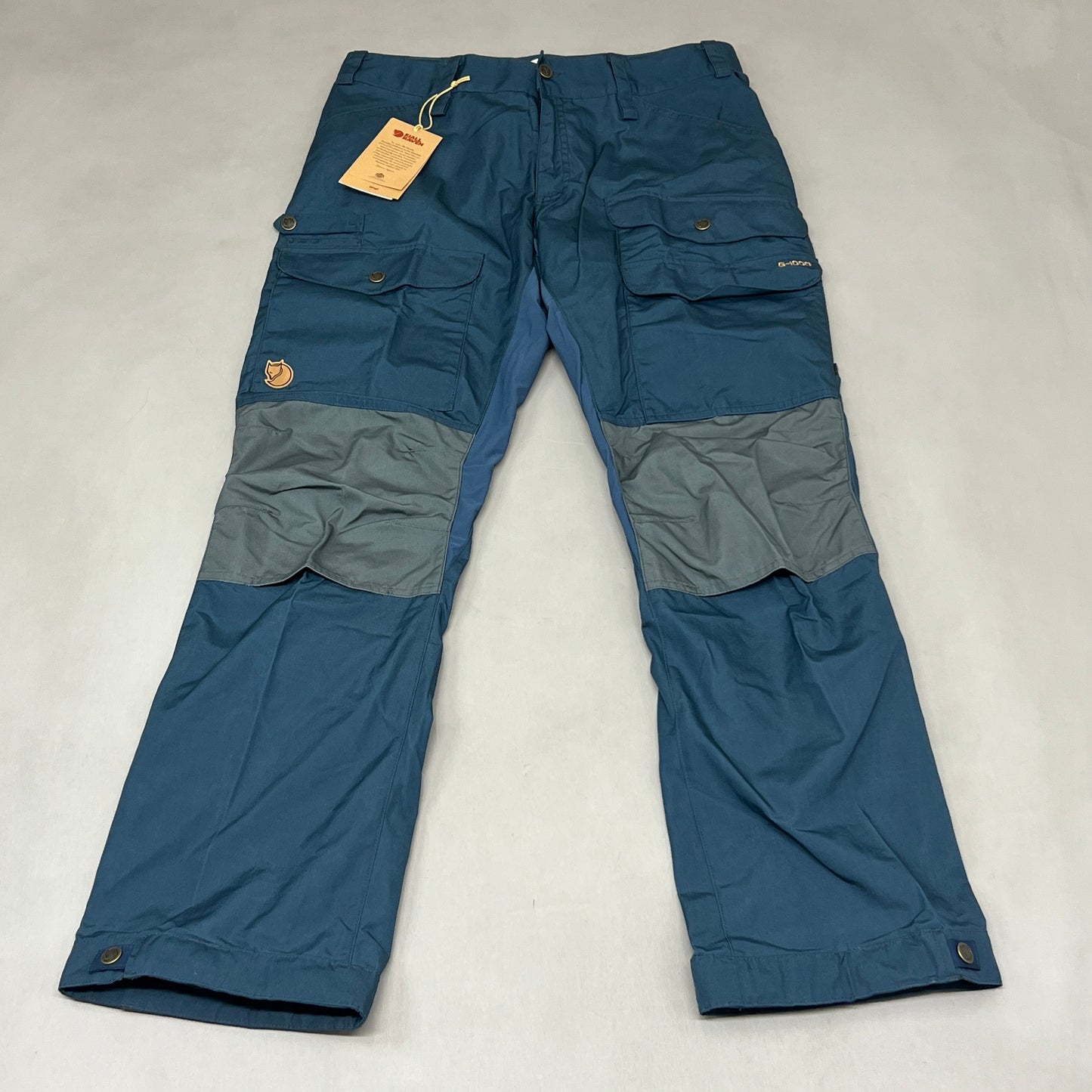 FJALLRAVEN Vidda Pro Ventilated Pants Men's Sz US 32 EUR 48 Mountain Blue (New)