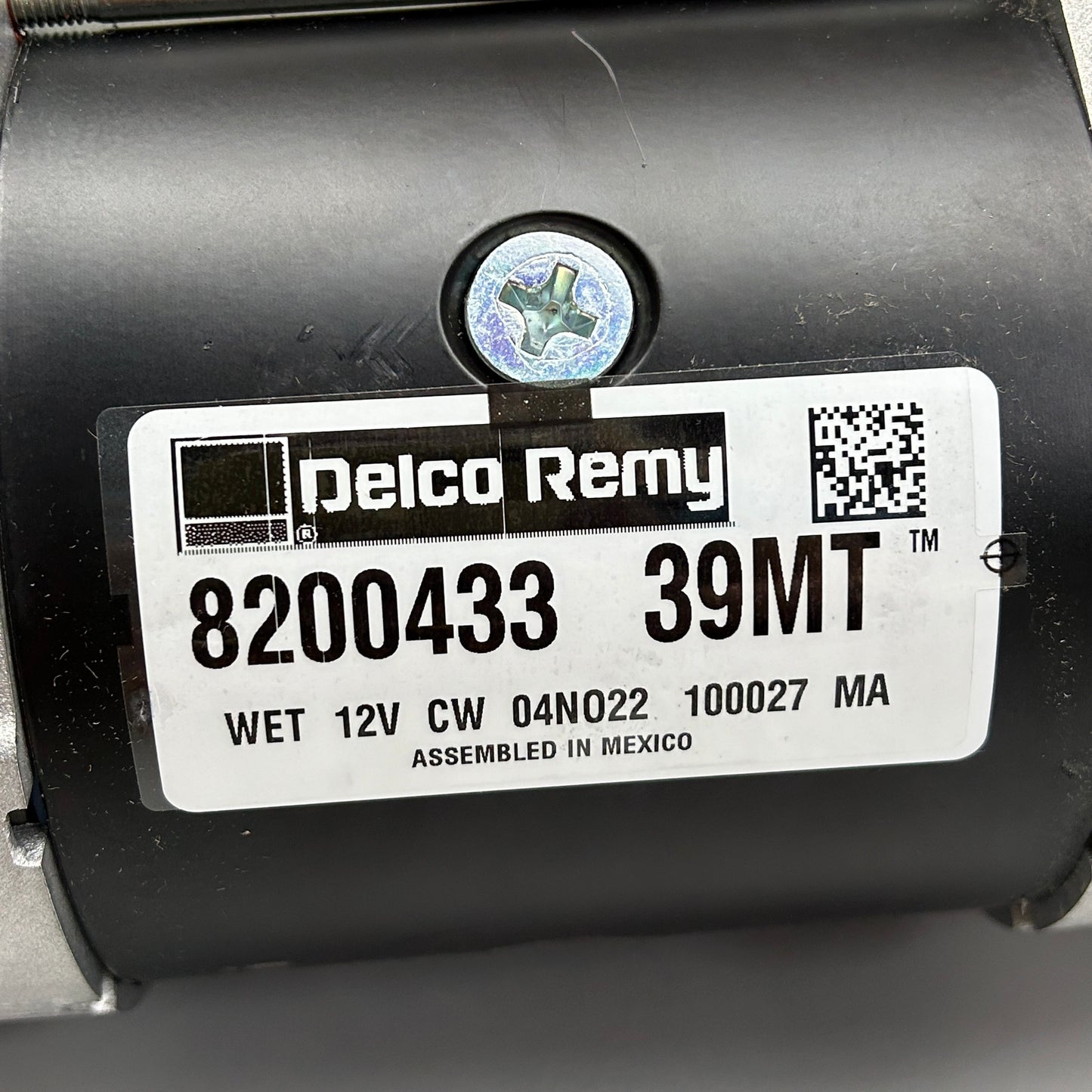 DELCO REMY Motor 39MT 12V 8200433 (New)