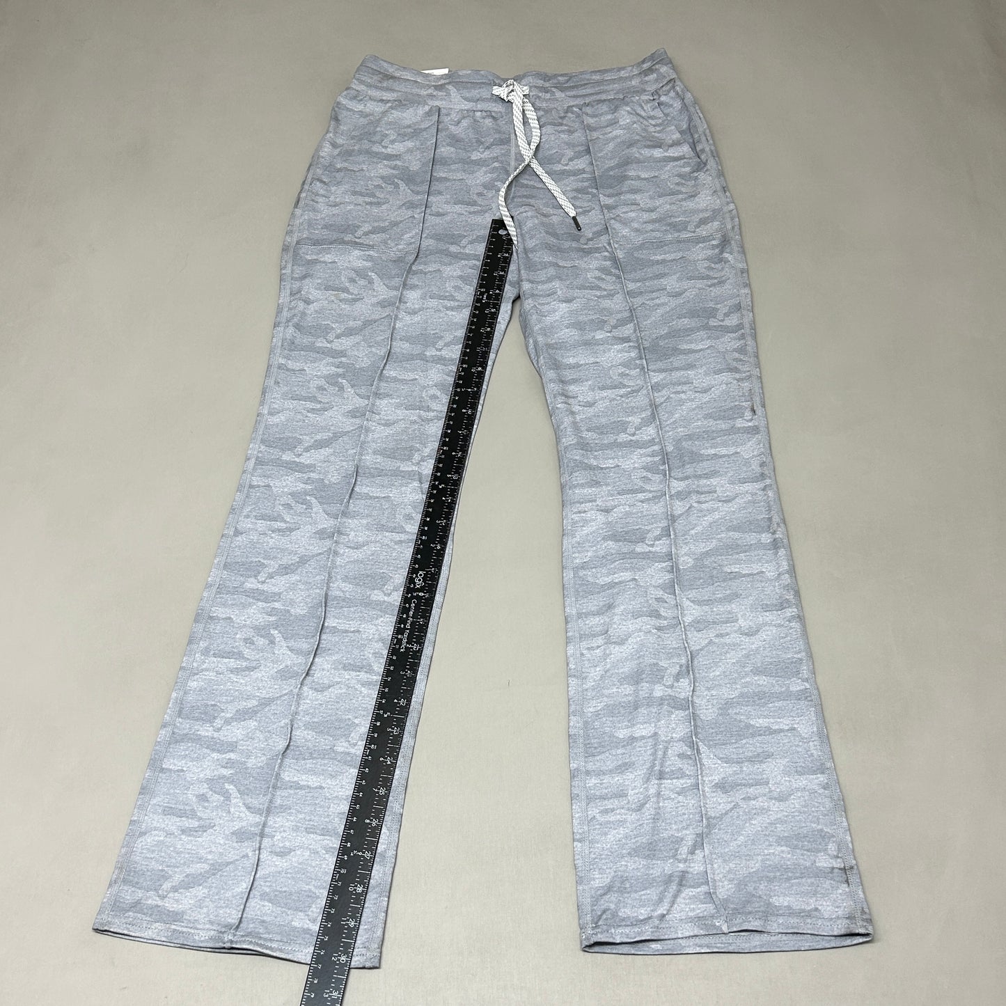 MEMBERS MARK Favorite Straight Leg Soft Pant Light Grey Camo Size Small (New)