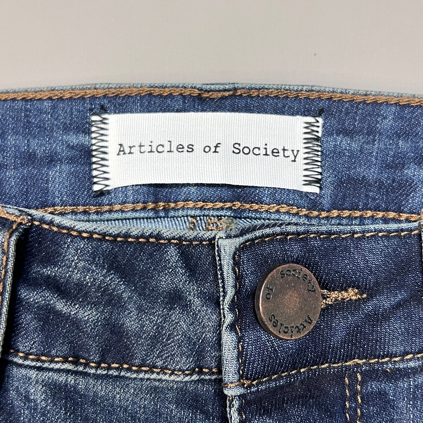 ARTICLES OF SOCIETY Aiea Denim Jeans Women's Sz 31 Blue 5352PLV-701 (New)