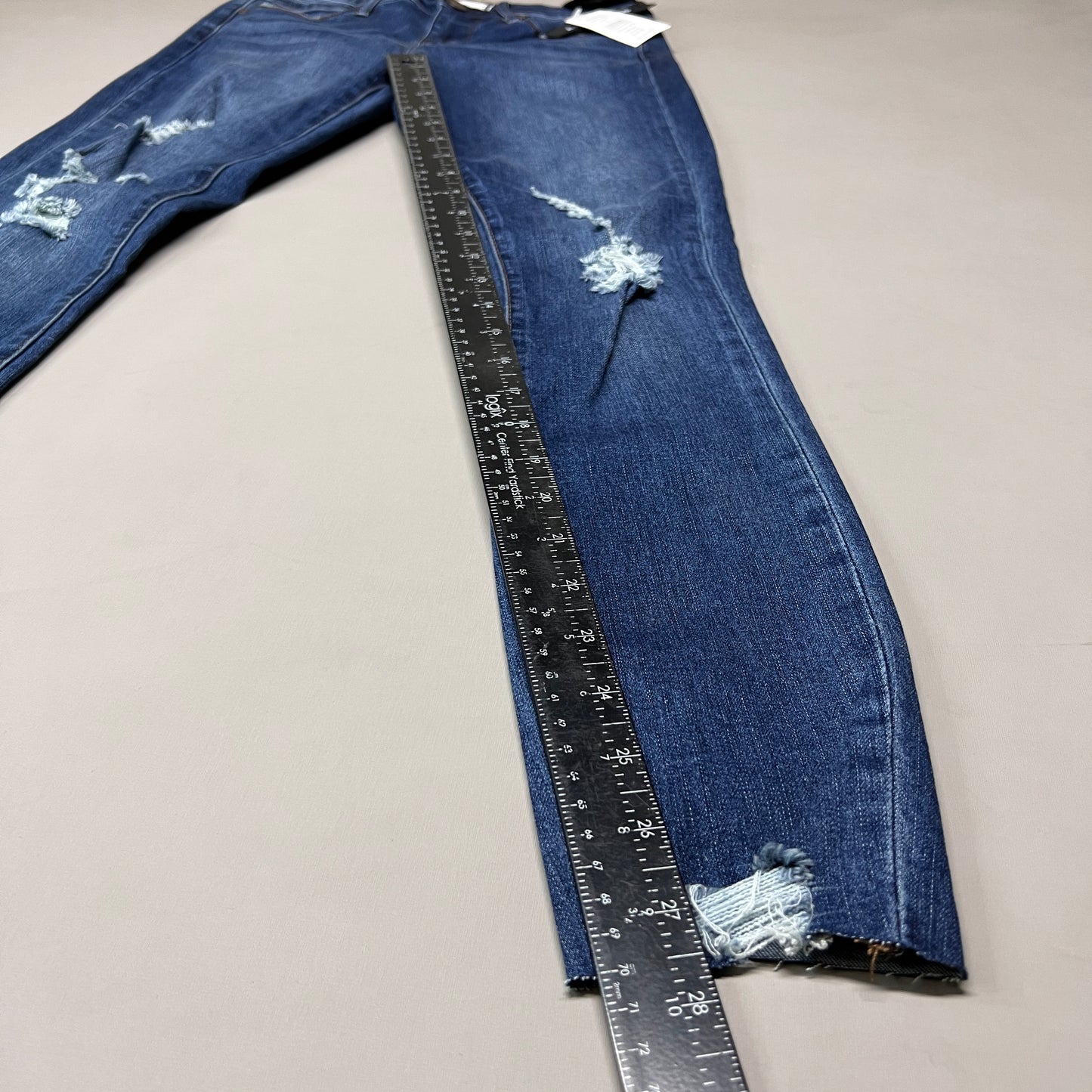 ARTICLES OF SOCIETY Hilo Ripped Denim Jeans Women's Sz 25 Blue 5350PLV-706 (New)