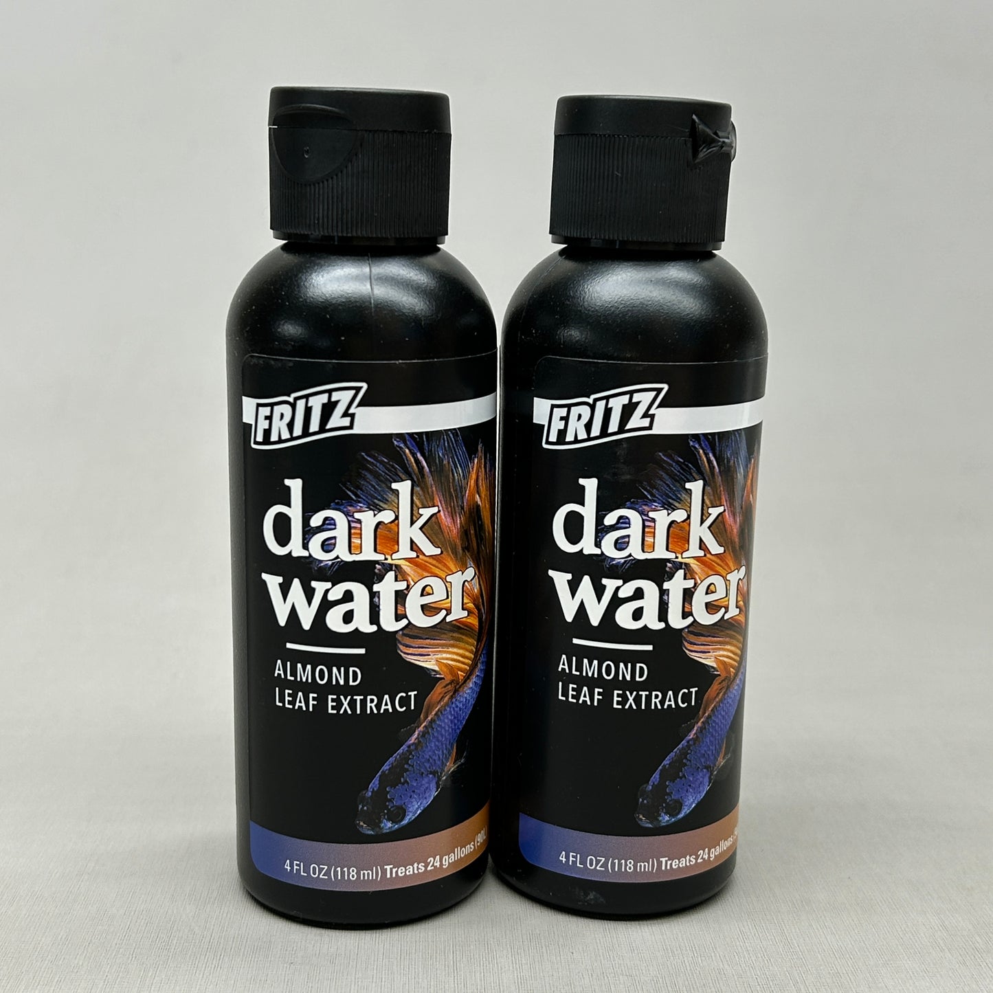 FRITZ Case of 12 Dark Water Almond Leaf Extract for Bettas 4 Oz BB 06/25 (New)