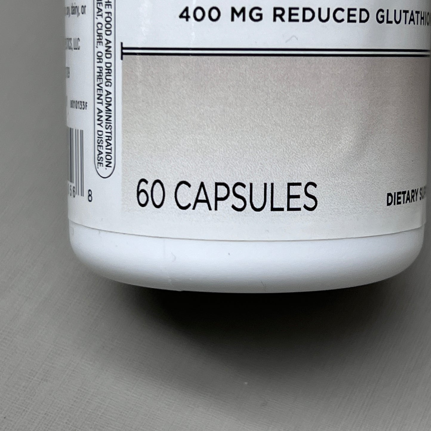 INTEGRATIVE THERAPEUTICS Glutathione Cell Defense Supplement 60 capsules 07/24 (New)