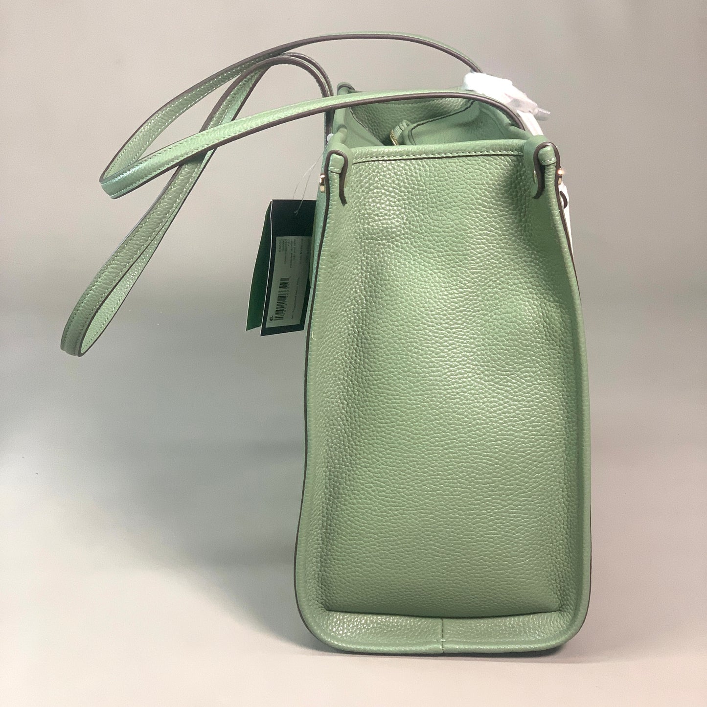 KATE SPADE Market Pebbled Leather Medium Tote Romaine Green Style No. K8638-1 (New)