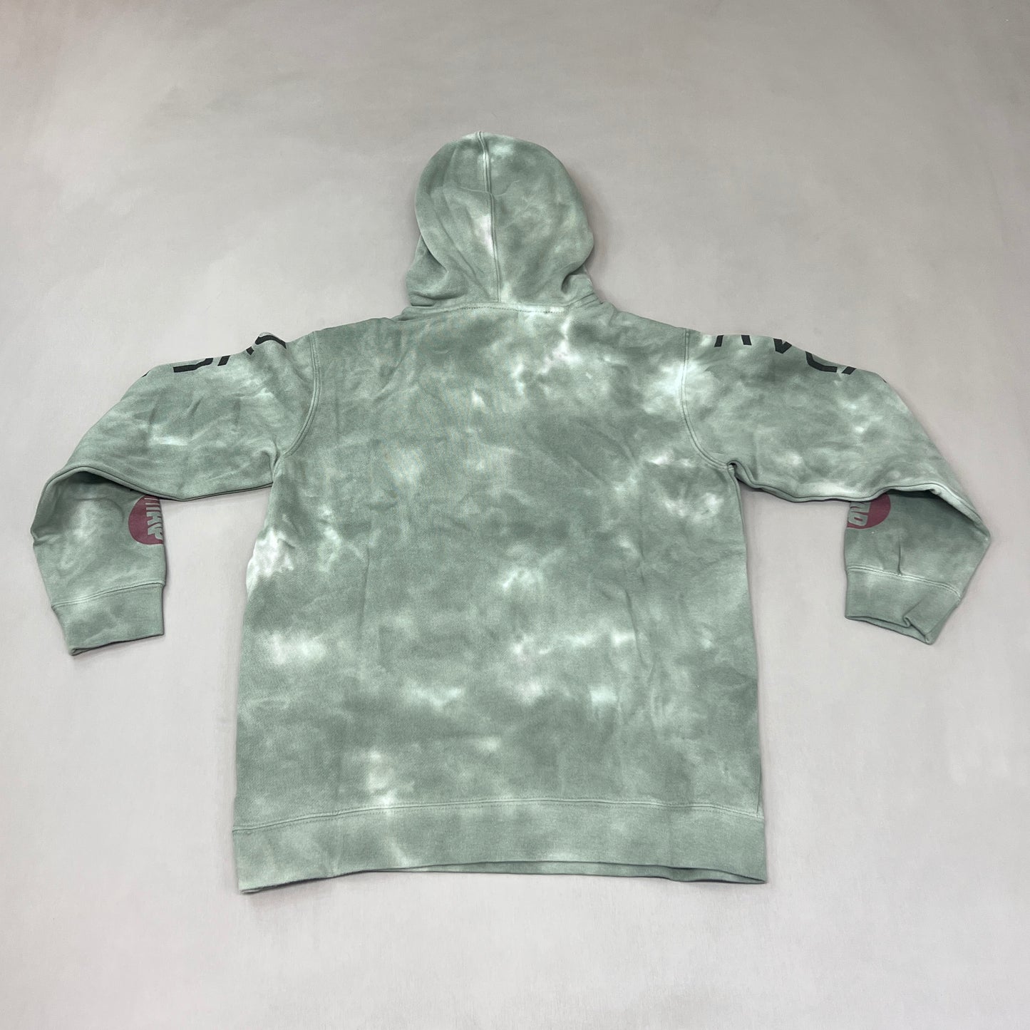 RVCA Artist Network Program Tie Dye Hoodie Youth Sz L /14 AVBSF00106 Green (New)