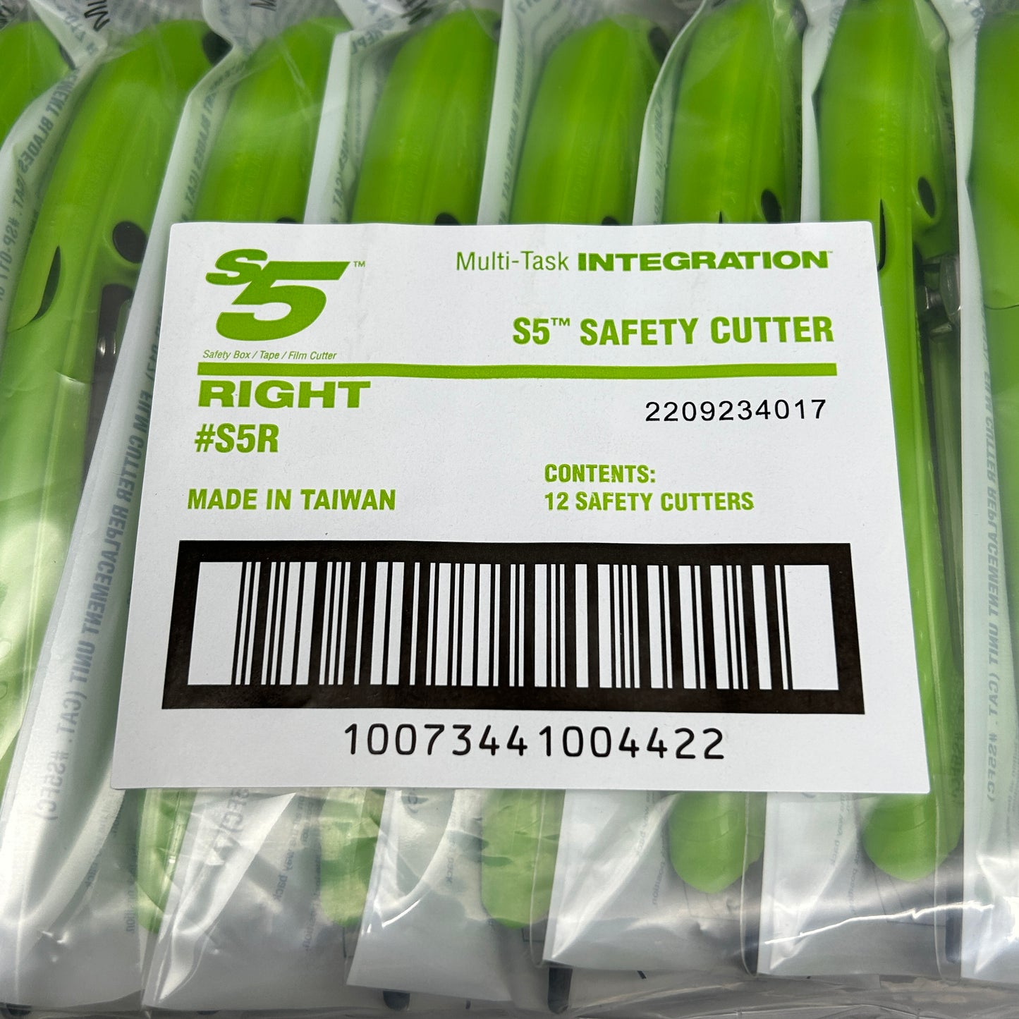 PACIFIC HANDY CUTTER 12-PACK! Right Handed Safety Box Tape Film Cutter (New)