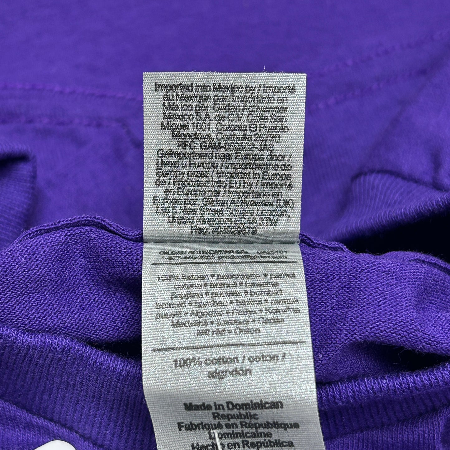 GILDAN College of the Holy Cross Heritage T-Shirt Cotton Unisex Sz Medium Purple (New)